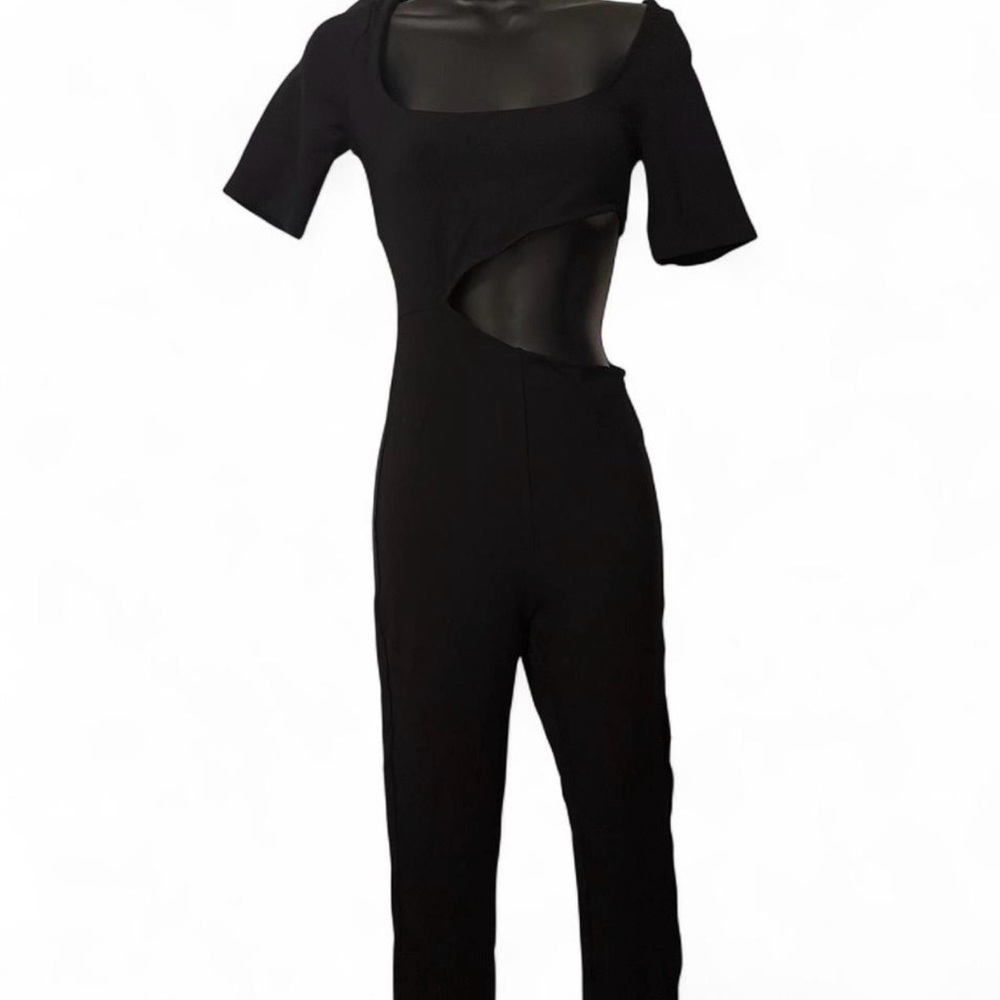 Black Cutout Jumpsuit